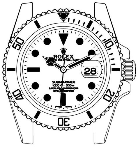 rolex svg drawings